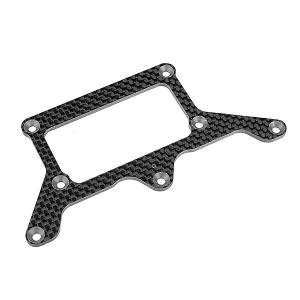 CORALLY REAR POD LOWER PLATE SSX12 GRAPHITE 2.5MM 1 PC