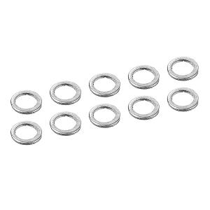 CORALLY ALUM. SHIM RING ID 3MM OD 4MM 0.5MM 10 PCS