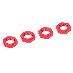 Corally Wheel Nut Aluminum Ribbed 4 Pcs