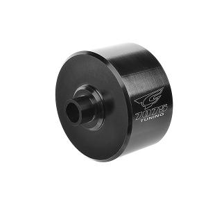 CORALLY XTREME DIFF CASE 30MM ALUMINIUM 7075 HARD ANODISED BLACK FRONT/REAR