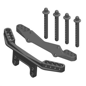 Corally Body Mount Set Fr/Re 1 Set