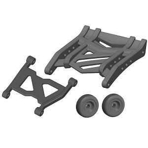 Corally Wheelie Bar Composite 1 Set