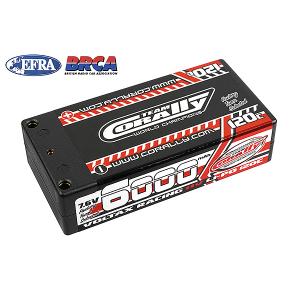 CORALLY VOLTAX 120C LIPO HV BATTERY 6000 MAH 7.6V SHORTY 2S 4MM BULLIT