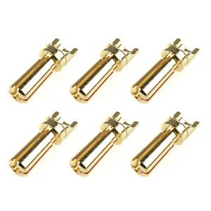 CORALLY BULLIT CONNECTOR 3.5MM MALE SOLID TYPE GOLD PLATED U