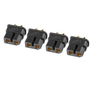 CORALLY TC PRO CONNECTOR 3.5MM GOLD PLATED CONNECTORS REVERSE POLARITY PROTECTION - MALE 4PCS