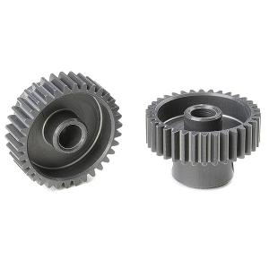 CORALLY 64 DP PINION SHORT HARD ANODISED AL7075 34 TEETH SHAFT DIA. 3.17MM