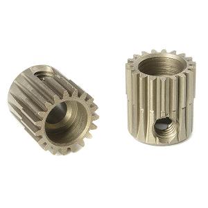 CORALLY 64 DP PINION SHORT HARDENED STEEL 19 TEETH SHAFT DIA. 3.17MM