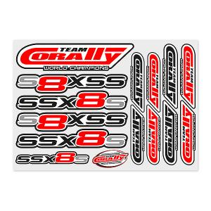 CORALLY STICKERSHEET SSX8S PRECUT 210X148MM 1 PC