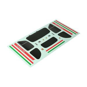 CEN RACING FIAT ABARTH 595 BODY DECAL SET