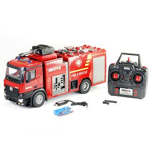 HUINA 1/14 FIRE TRUCK WITH POWERFUL HOSE