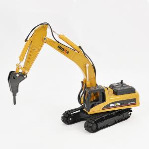 HUINA 1/50 DIECAST DRILL EXCAVATOR STATIC MODEL