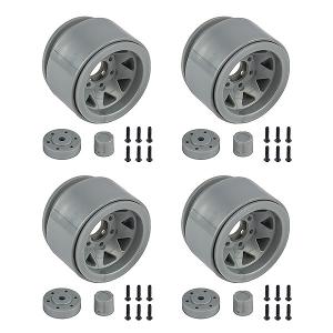 ELEMENT RC ENDURO TRIGON WHEELS 1.55IN SILVER