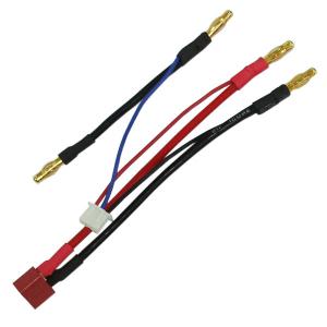 Etronix Balancer Adaptor For Lipo 2S With Deans/4mm/2mm Connector