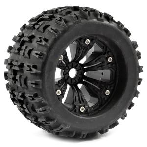 FASTRAX 1:8 MT JIGSAW MOUNTED 6-SPOKE BLACK 1/2"OFFSET(PR)