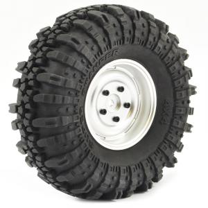 FASTRAX 1:10 CRAWLER SWAMPER 1.9 SCALE WHEEL ø118MM TYRE (SILVER)