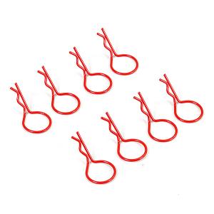 Fastrax Flourescent Red Large Clips