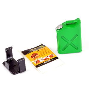 FASTRAX PAINTED FUEL JERRY CAN & MOUNT - GREEN