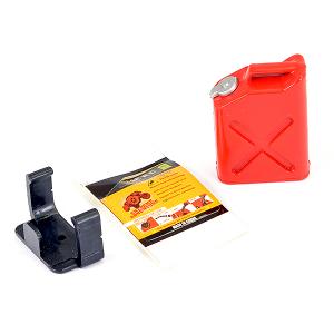 FASTRAX PAINTED FUEL JERRY CAN & MOUNT - RED