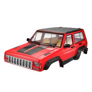 FASTRAX 1/10 ROCKEE FULLCAB & INTERIOR HARDBODY 313mm - RED