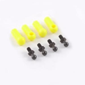 Fastrax Ball Cups (4) Yellow w/Ball Studs