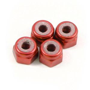 Fastrax M3 Red Locknuts (4PCS)