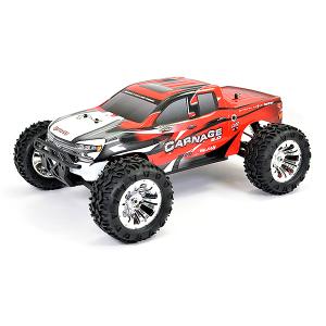 FTX Carnage 2.0 1/10 Brushed Monster Truck 4WD RTR - Red RC-auto + akku ja laturi FTX5537R