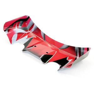 FTX VANTAGE 2.0 PRINTED RED/BLACK/WHITE REAR WING FTX6290R