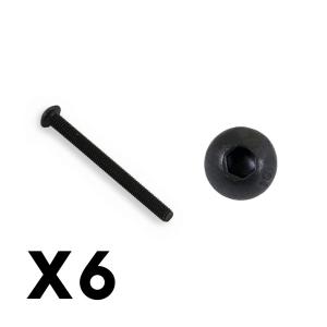 FTX BUTTON HEAD HEX SCREW M3 X 34