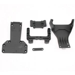 FTX EDGE/SIEGE FR/RR BOTTOM PLATE, FR/RR TOWER MOUNTS FTX6601