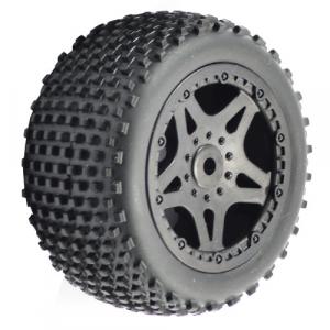 FTX SURGE REAR BUGGY MOUNTED WHEELS/TYRES (PR) FTX7222