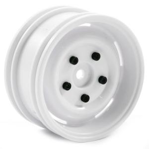 FTX OUTBACK STEEL LOOK LUG WHEEL (2) - WHITE FTX8171W