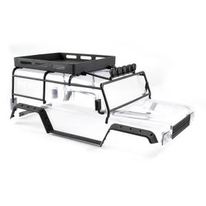 FTX KANYON CLEAR BODY W/ROLL CAGE, SPOTLIGHTS & TRAY FTX8488
