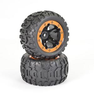 Ftx Tracer Monster Truck Wheel/Tyres Complete (Pr) Ftx9742