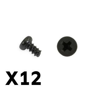 FTX TRACER PAN HEAD SELF TAPPING SCREWS PBHO2.3*4MM FTX9756