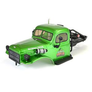 FTX TEXAN 1/10 CAB BODYSHELL & ROLL CAGE ASSEMBLY - GREEN FTX9889GN