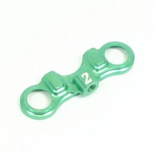 HOBAO H4E CNC ALUM STEERING PLATE (KIT 2°)