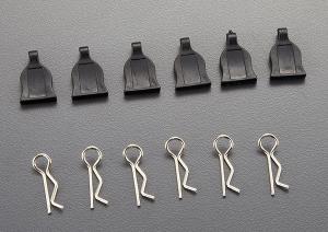 KILLERBODY BODY CLIPS w/RUBBER PULLS (6)