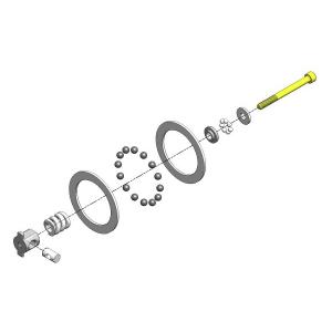 Mip Super Diff, Carbide Rebuild Kit, All Team Associated 1/10Th Vehicles
