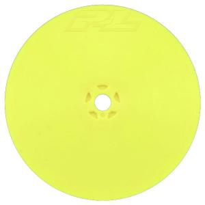 Velocity 2.2" 4wd Front Yellow Wheels (2) for AE B64