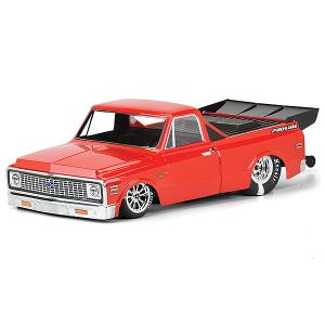 1972 Chevy C-10 Clear Body for Slash 2WD Drag Car