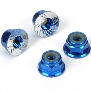 4mm Serrated Wheel Lock Nuts for 2WD & 4x4 Slash, SC10 4x4,