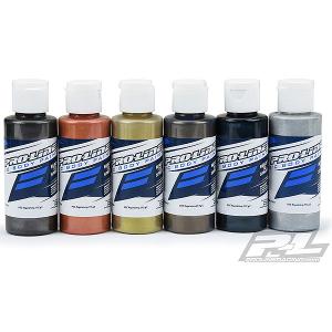 PROLINE RC BODY PAINT PURE METAL CHAR/COPP/GOLD/PEWT/D.BL/AL