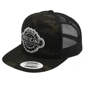 Pro-Line Manufactured Dark Camo Trucker Snapback Hat (One Size Fits Most)