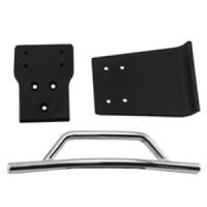 Front Bumper & Skid Plate for the Traxxas Slash 4x4 - Chrome