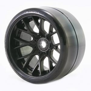 Sweep Vht Crusher Slick Belted Tyre Black 17Mm Wheel 1/2 Offs