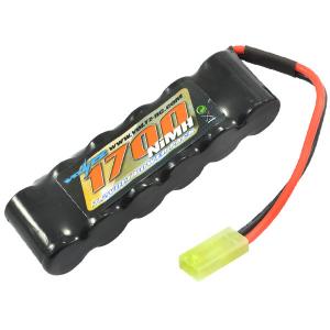 Voltz 1700mAh 7.2V NiMH Straight Battery Pack W/ Mini Tamiya