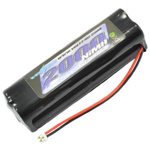 Voltz TX 9.6v 2000Mah NiMH FLAT Akku PACK JR/Spectrum and Pulse Pötkö