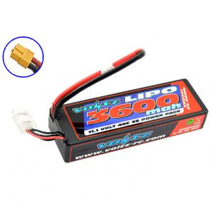 Voltz 3600Mah Hardcase 3S 11.1V 40C Lipo Stick Low Pro (2S Size)