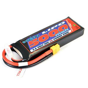 VOLTZ 5000mah 7.4V 50C Lipo akku w/XT60