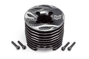 HPI Racing  Aluminium Heatsink Head Gunmetal (F3.5 Pro) 101589
